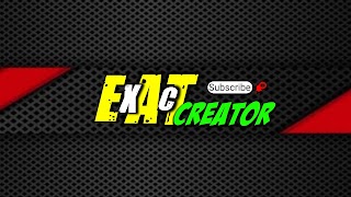 «Exact Creator» youtube banner