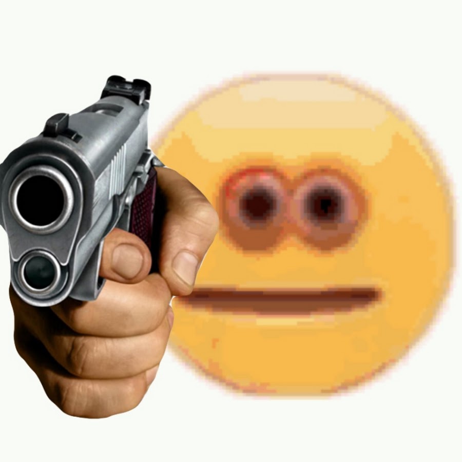 Cursed emoji with gun