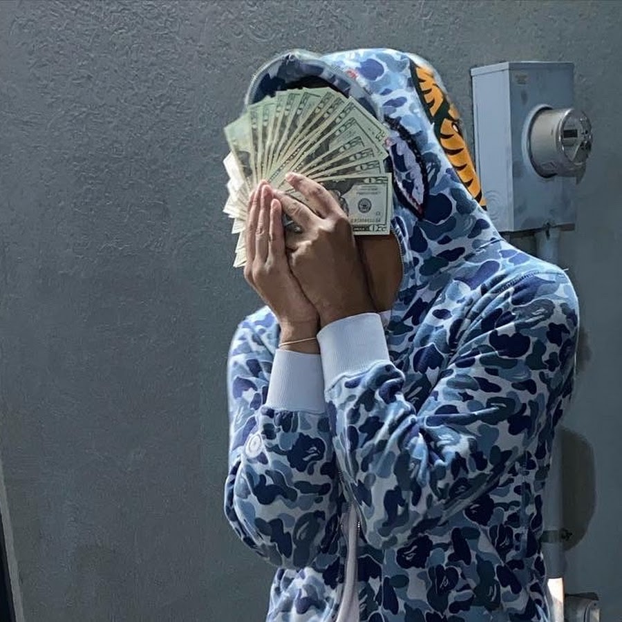 Juice Wrld Bape Armed & Dangerous Blue Hoodie