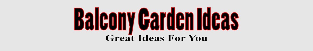 Balcony Garden Ideas Banner