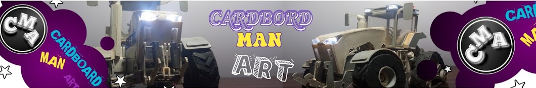 Cardboard man art