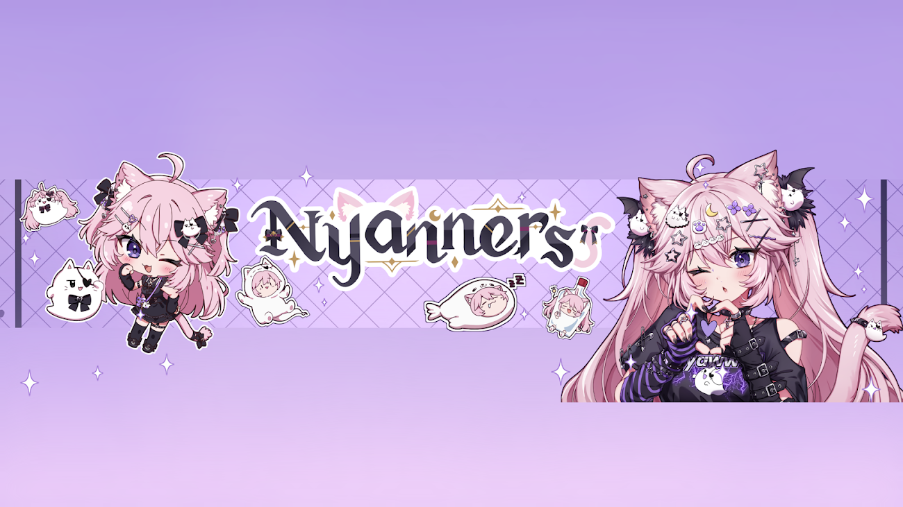 チャンネル「Nyanners」（ニャターシャ・ニャナーズ）のバナー