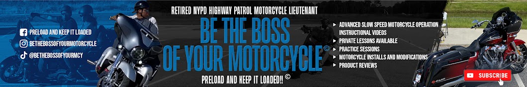 Be The Boss Of Your Motorcycle! Banner