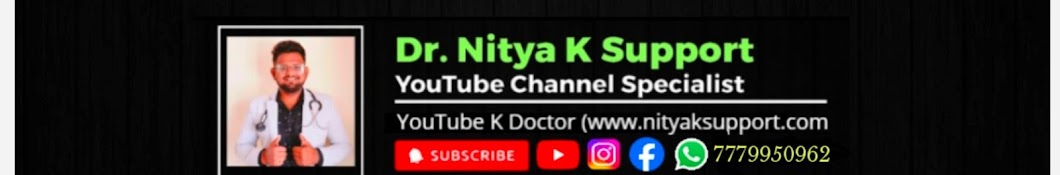 Nitya K Support Banner