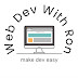 logo Web Dev With Ron