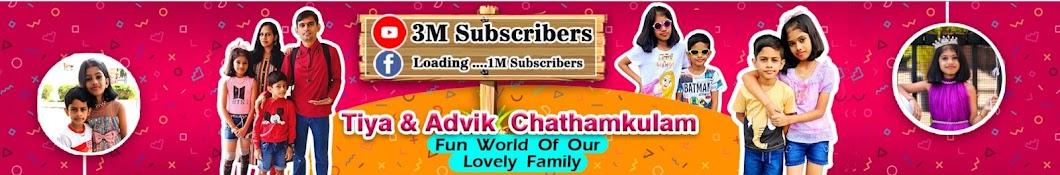 Tiya & Advik Chathamkulam NimishaRajeesh Vlogs Banner