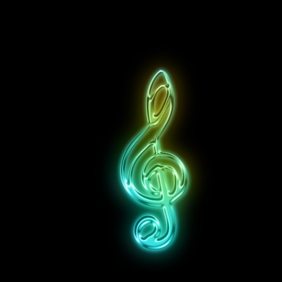 Musica mi. Neon Music. Note Music logo.