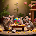 CAT TV MICE