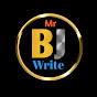 Mr. Bj. writes