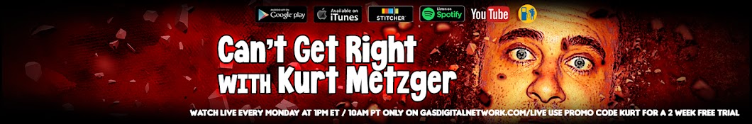 Cant Get Right with Kurt Metzger Banner