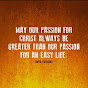 Passion for christ alone