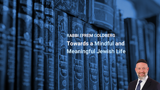 Rabbi Efrem Goldberg Banner