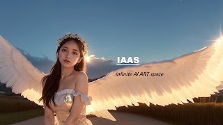 Заставка Ютуб-канала infinite AI ART space - IAAS