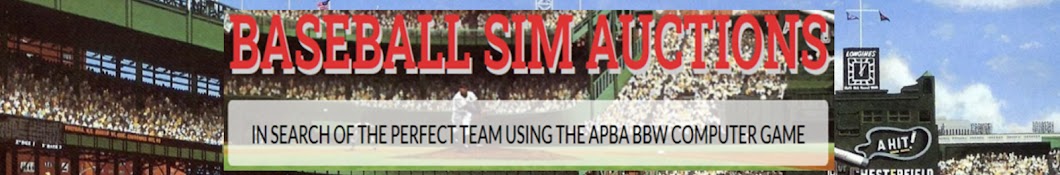 Baseball Sim Auctions