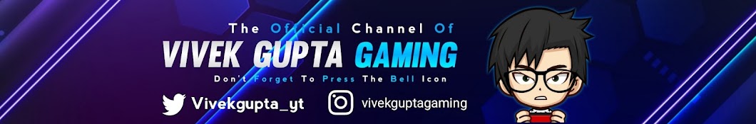 Vivek Gupta Gaming Banner