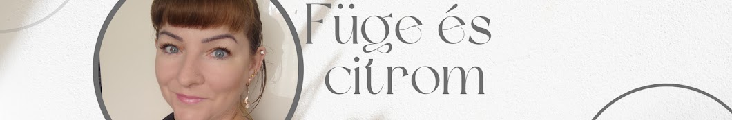 füge és citrom Banner