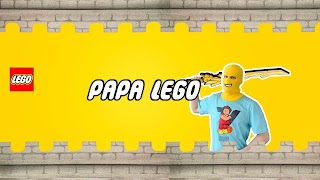 Заставка Ютуб-канала PAPA LEGO