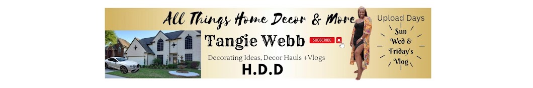 Home Decor DIYs And More with Tangie Webb Banner