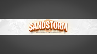 «Gdsandstorm» youtube banner