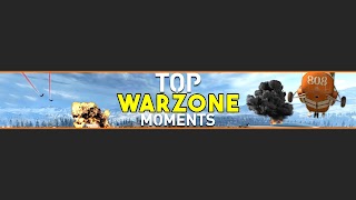 «Top WARZONE Moments» youtube banner