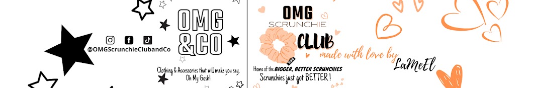OMG Scrunchie Club & Co Banner