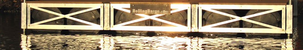 Floating Dock Built from Aluminum Kit by Rolling Barge 