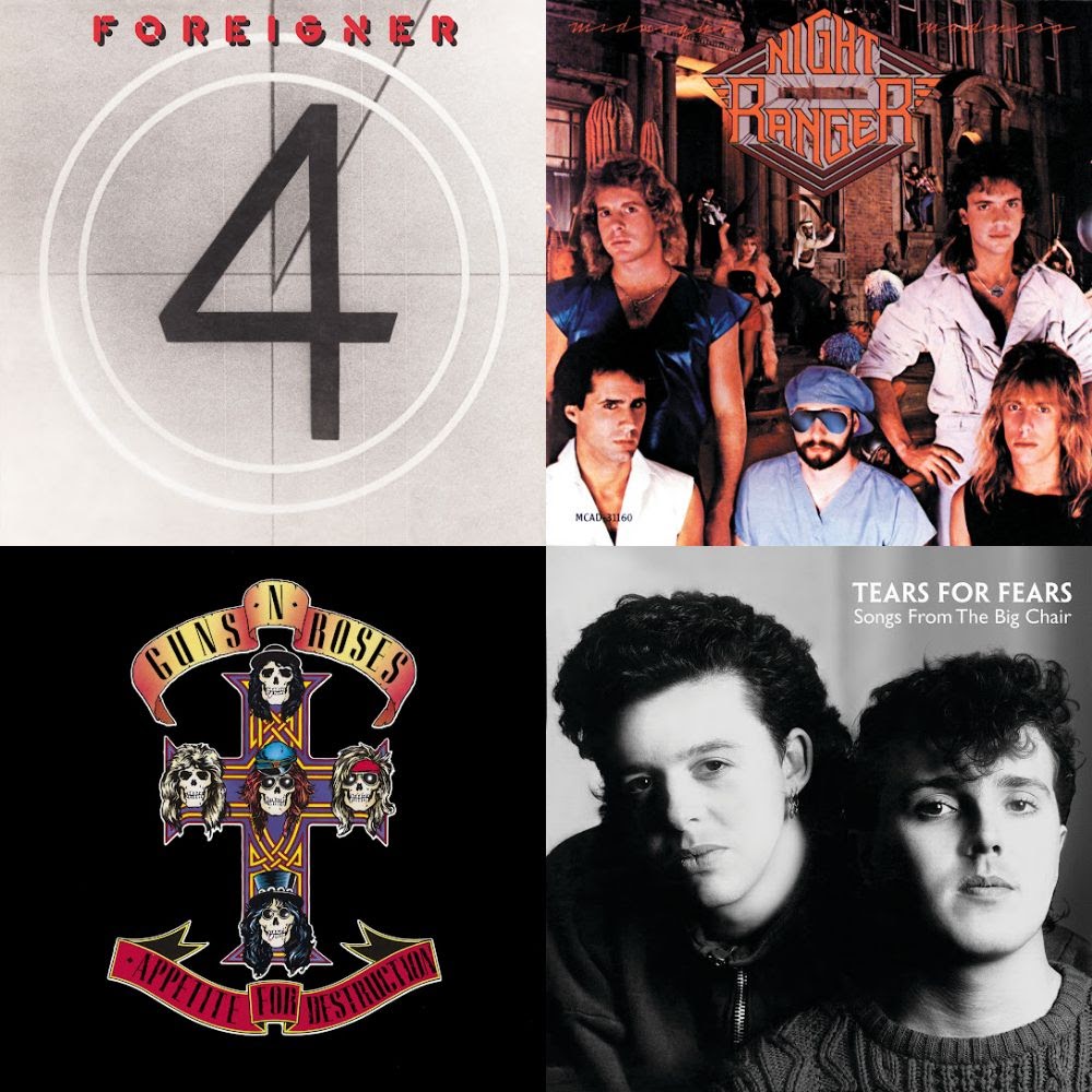 classic rock 80s playlist