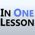 logo In One Lesson