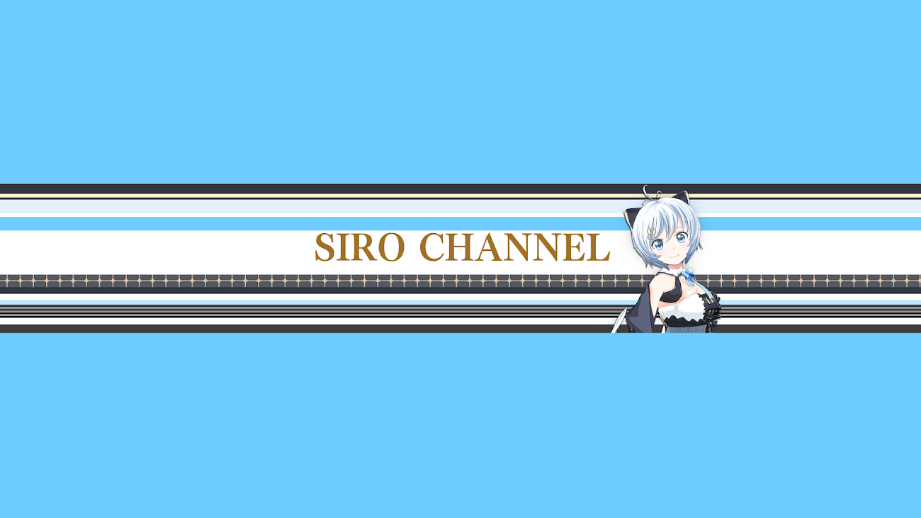 チャンネル「Siro Channel」（電脳少女シロ）のバナー