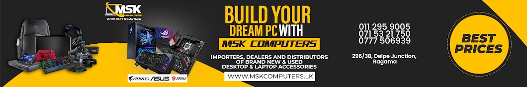 MSK COMPUTERS Banner