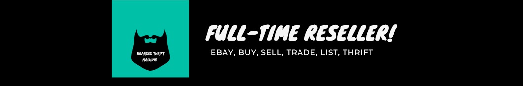 Bearded Thrift Machine Banner