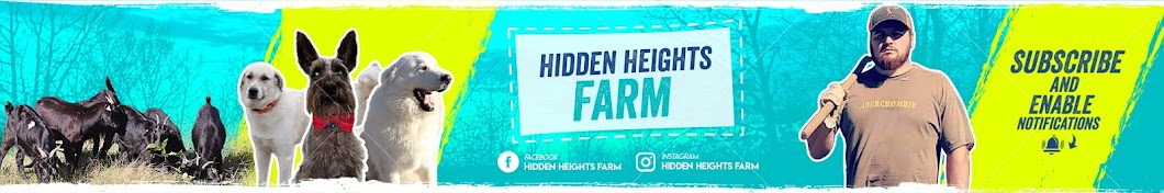 Hidden Heights Farm Banner