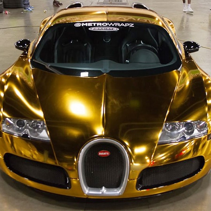 Bugatti Veyron Золотая