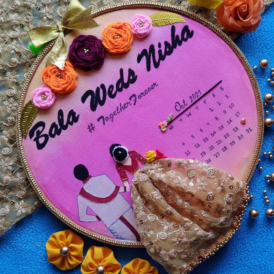 How to paint an embroidery hoop