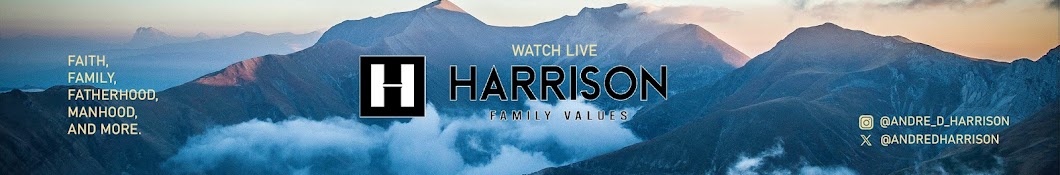 Harrison Family Values Banner