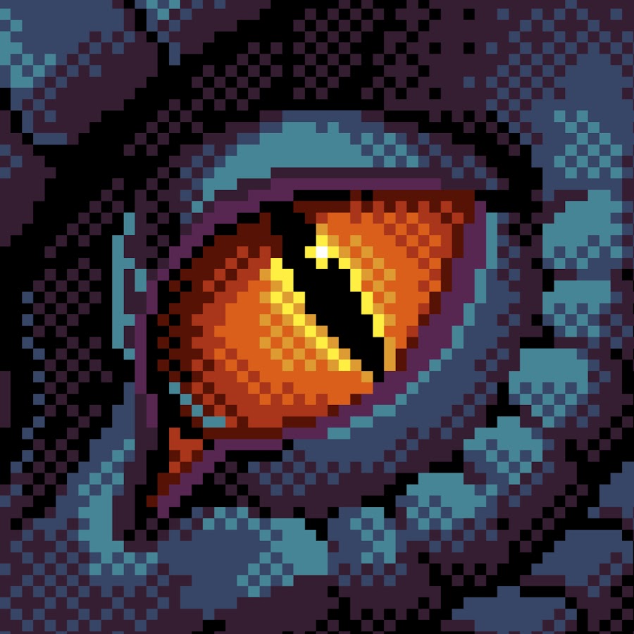 Pixel Dragon Eye