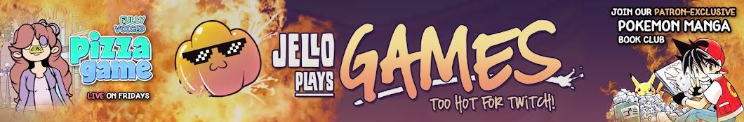Jello Plays Games Banner