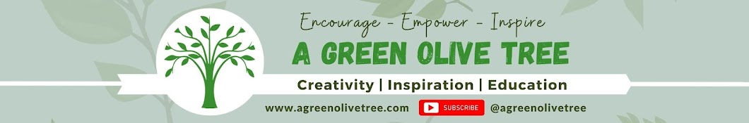 A Green Olive Tree Banner