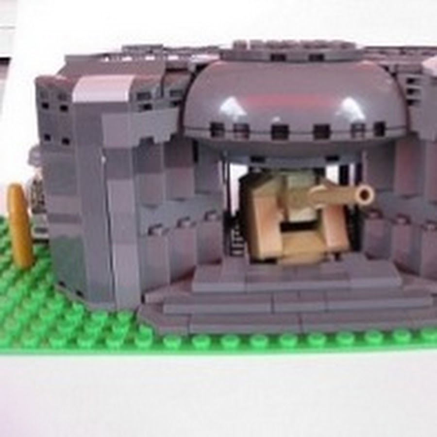 Lego moc WW2 Coastal Defense Bunker building instructions