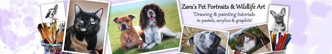 Zara's Pet Portraits & Wildlife Art Banner