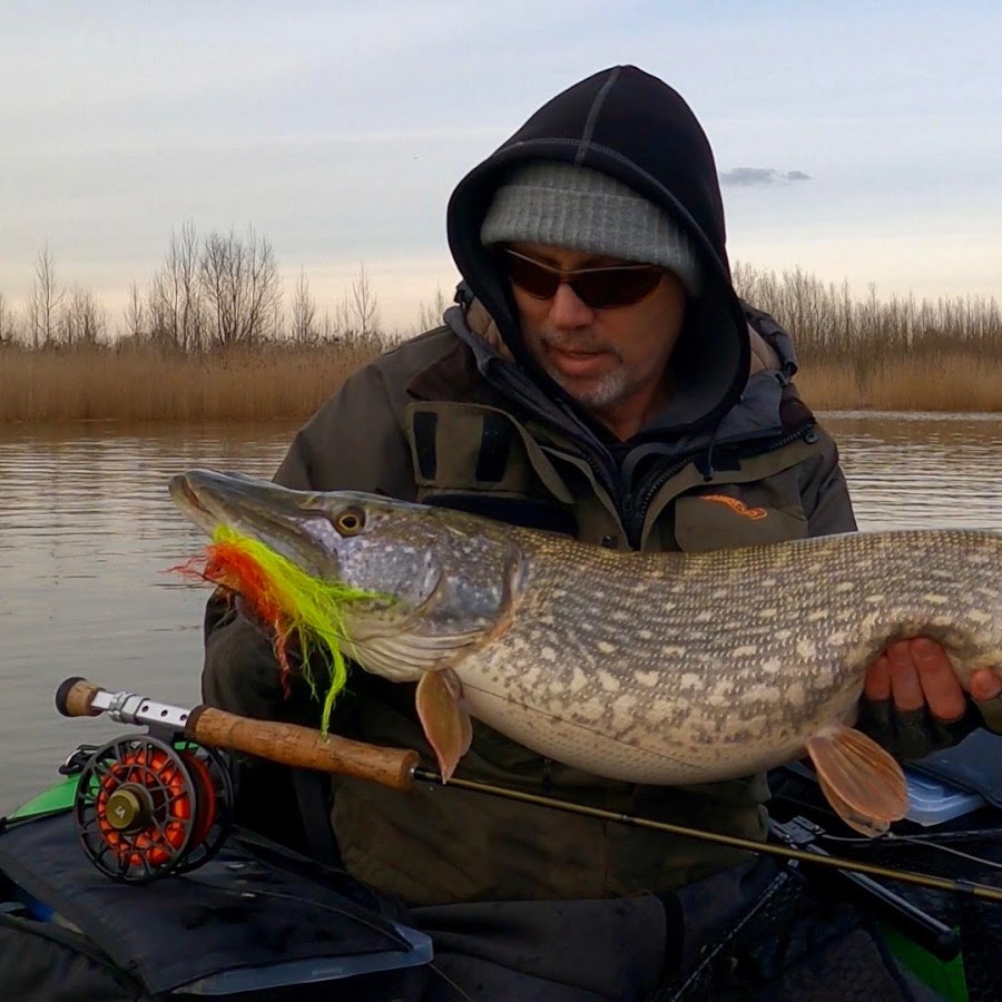 Fly fishing for pike 