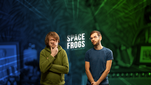 SPACE FROGS banner