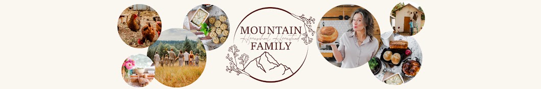 Mountain Homeschool Homestead Family Banner