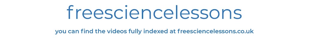 Freesciencelessons Banner