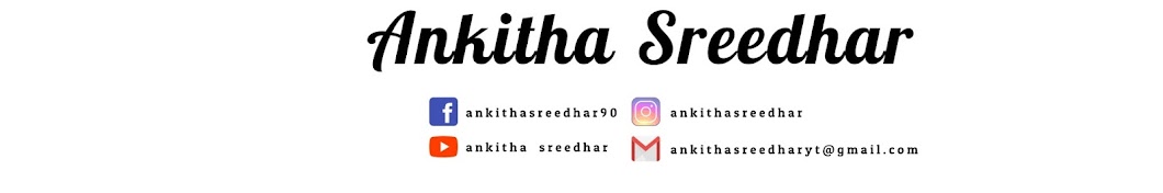 Ankitha Sreedhar Banner