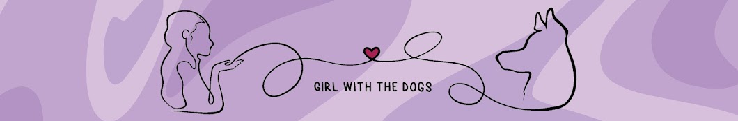 Girl With The Dogs Banner