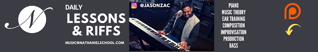Jason Zac - Nathaniel School of Music Banner