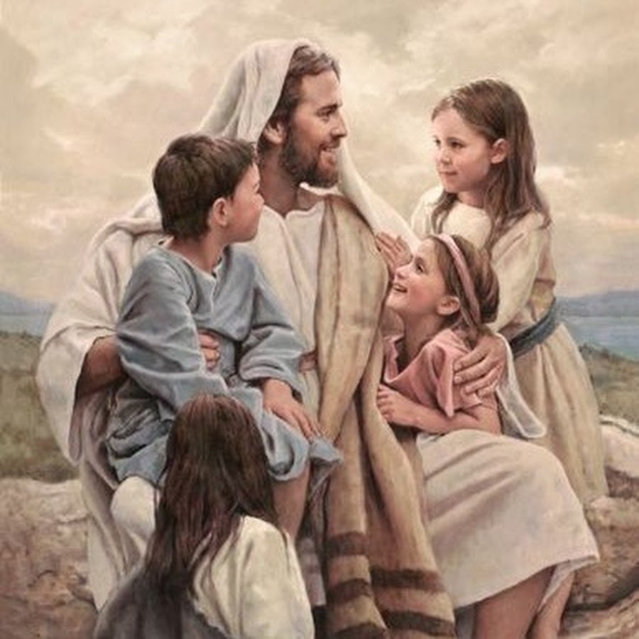 Грег Олсен картины Иисус с детьми