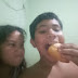 Evaldo com Noely