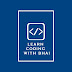 logo Learn coding with bhai